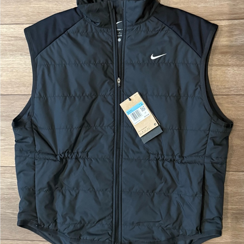 Nike women’s Black Performance Vest Full-Zip High Collar